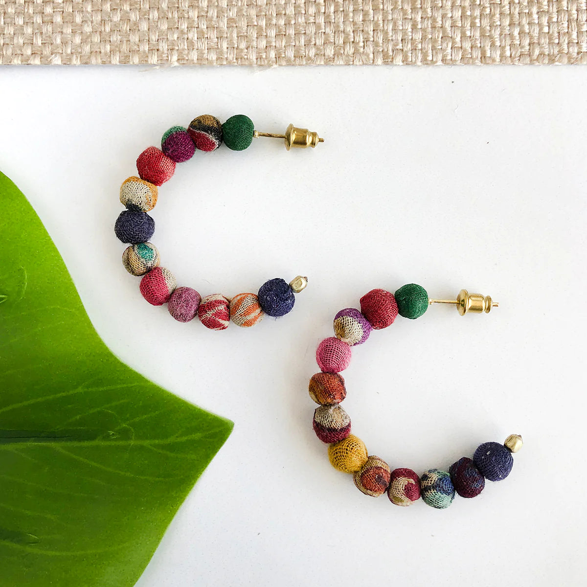 Kantha Milieu Classic Hoops