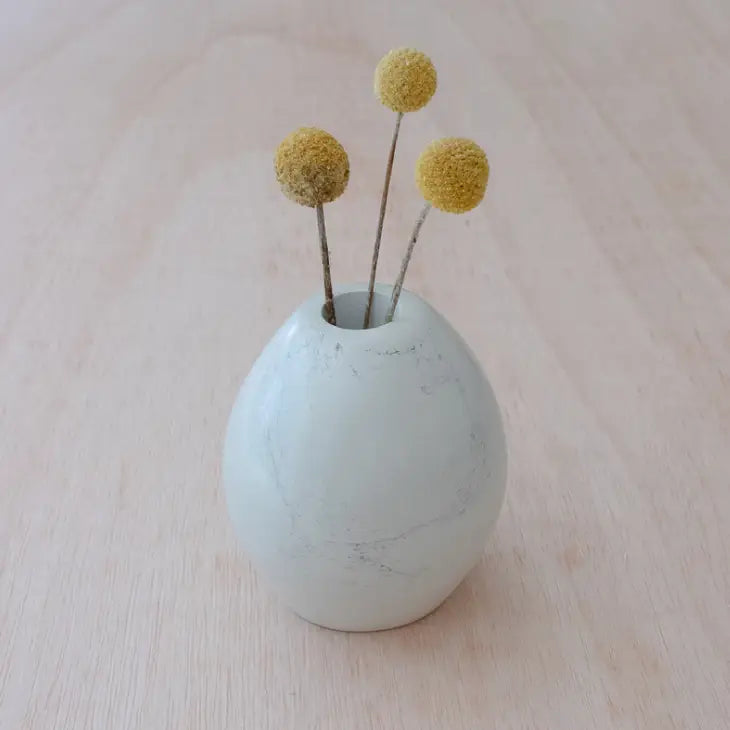 Egg Soapstone Vase