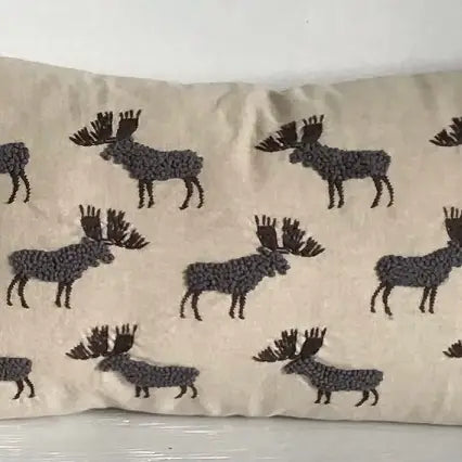 Knotty Moose Pillow