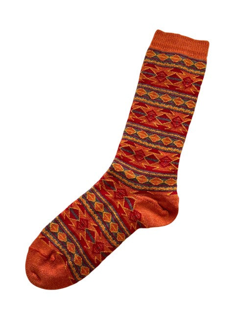 Aztec Stripe Alpaca Socks Shop Kizuri