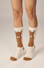 Llama Face Alpaca Socks