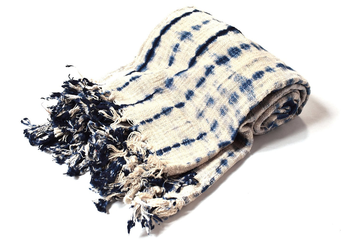 Shibori Throw