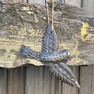 Mini Ornate Metal Birds