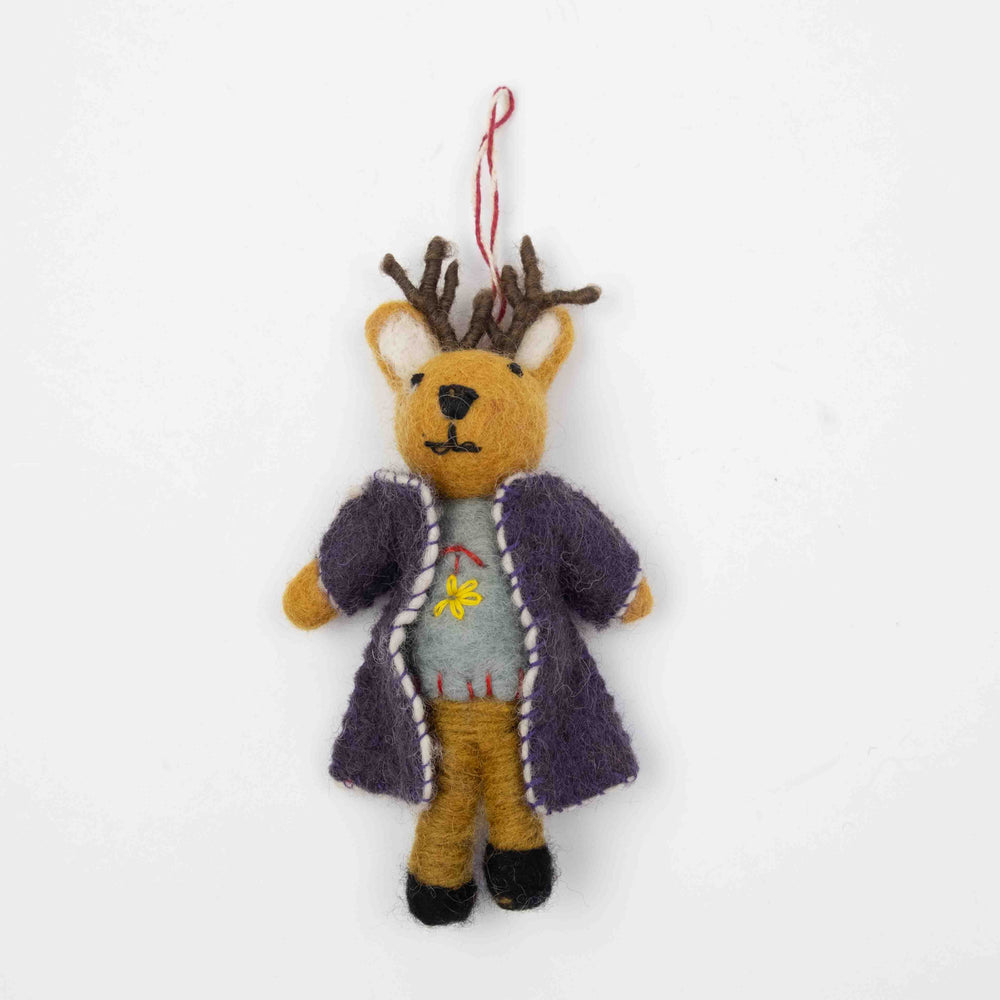 Dapper Reindeer Ornaments