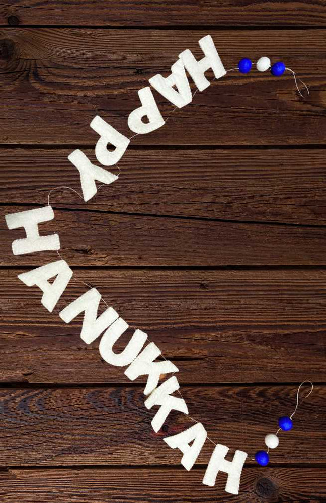 Happy Hanukkah Garland