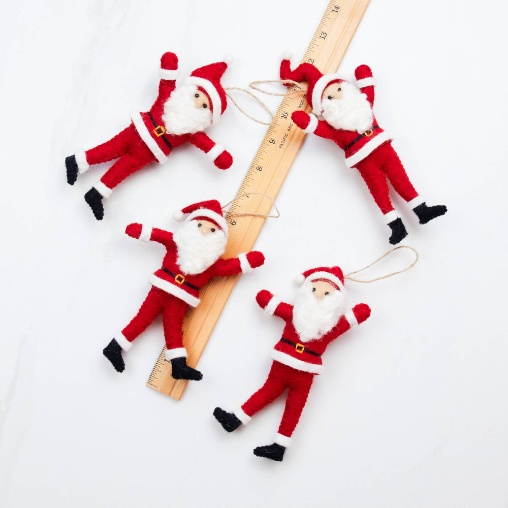 Dancing Santa Ornaments
