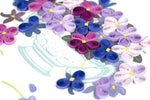 Violet Bouquet Quilling Card