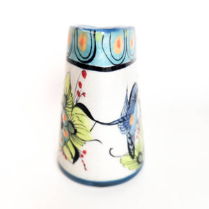 Hummingbird Stoneware Vase