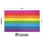 Original Pride Flag | Gilbert Baker 8-Stripe Version