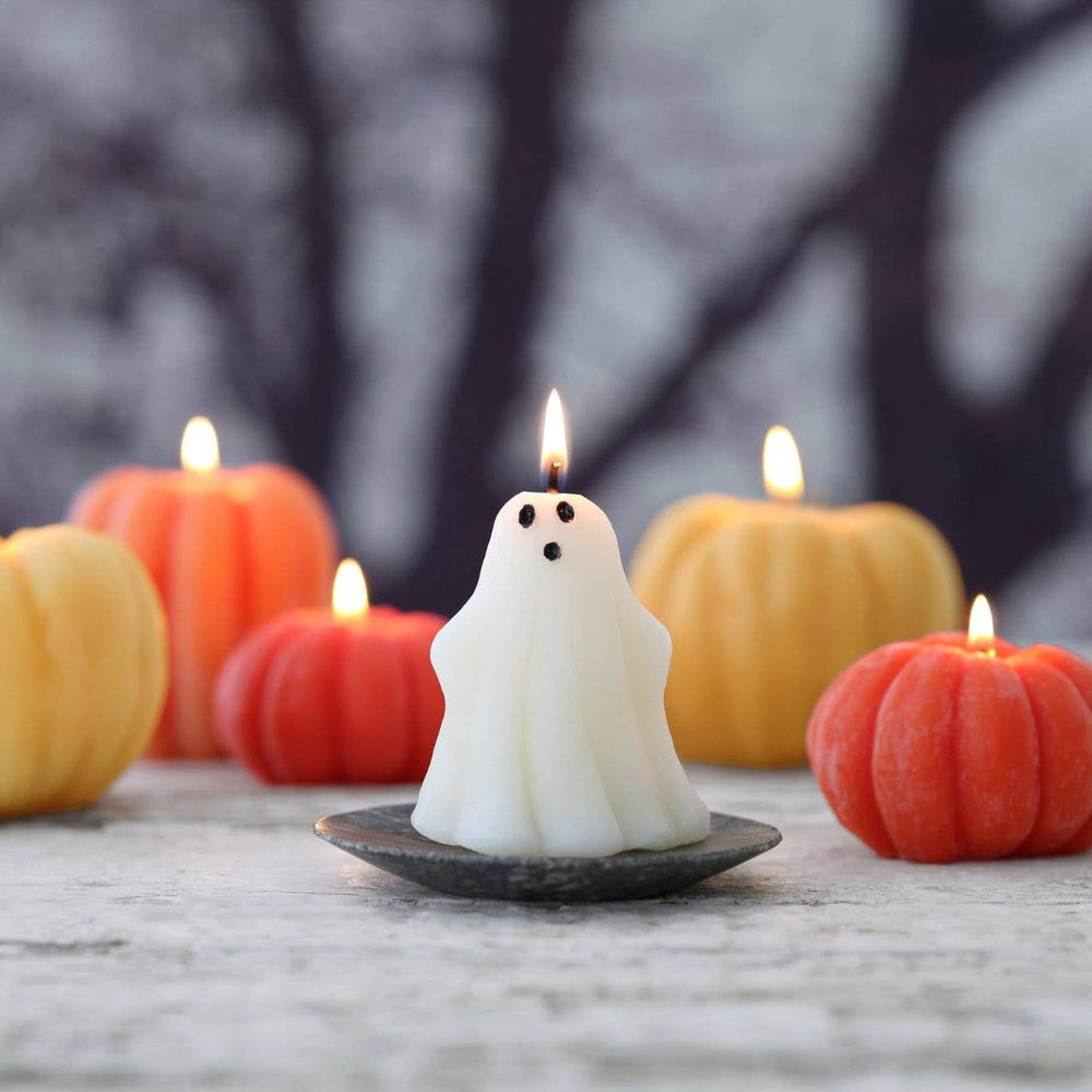 Beeswax Ghost Candle