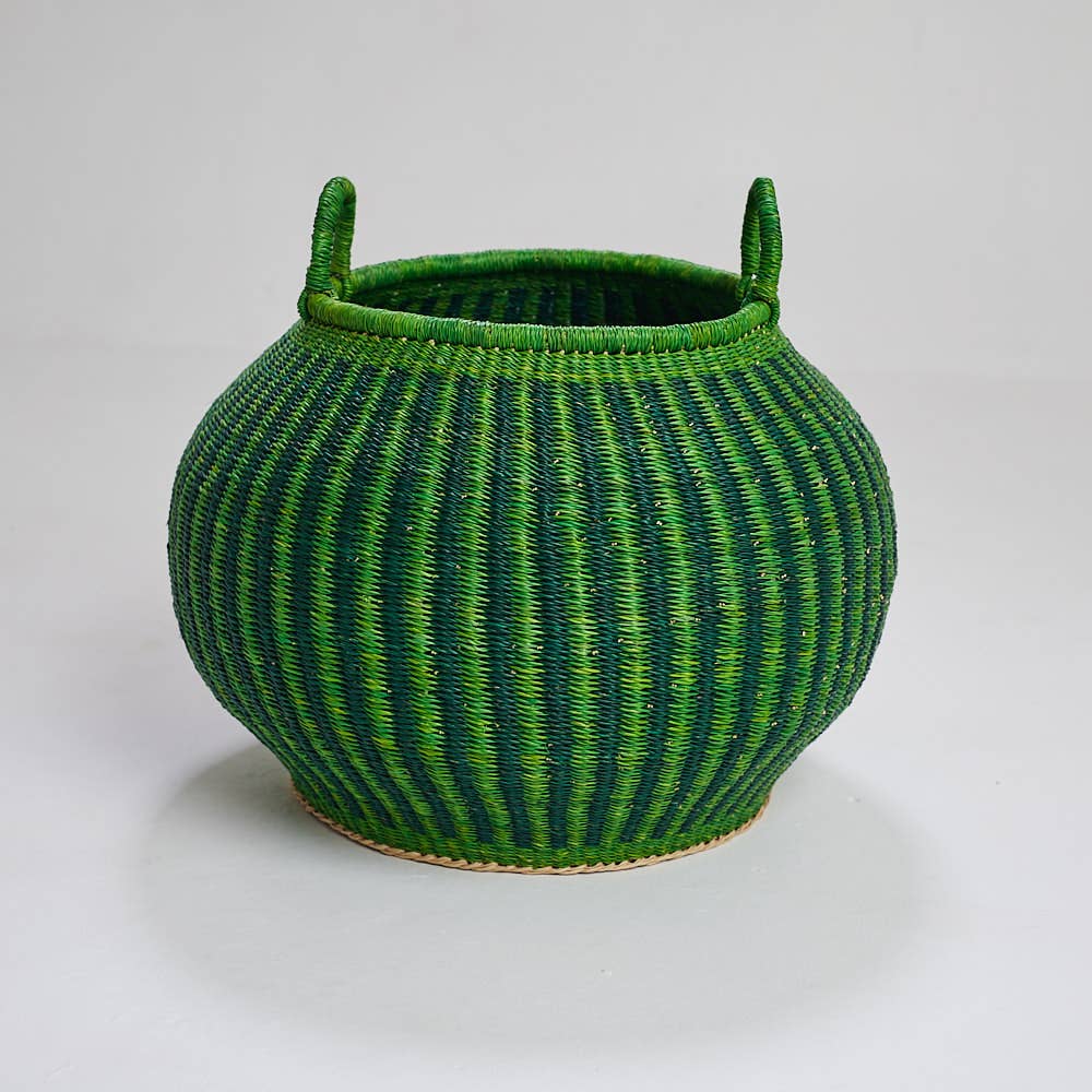 Bolga Watermelon Pot Basket