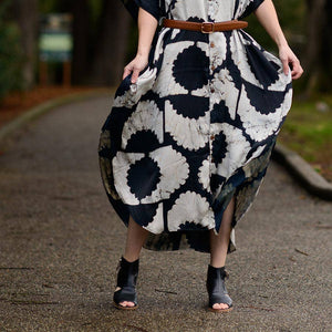 Sunset Block Print Dress