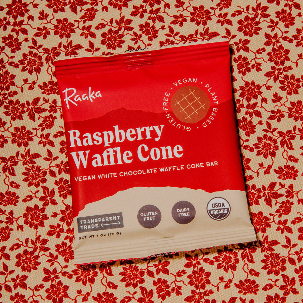 Raspberry White Chocolate Waffle Cone Bar