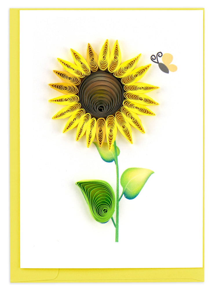 Sunflower Petite Quilling Card