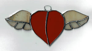 Winged Heart Suncatcher