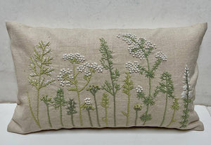 Peaceful Green Meadow Pillow