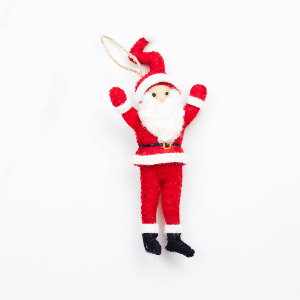 Dancing Santa Ornaments