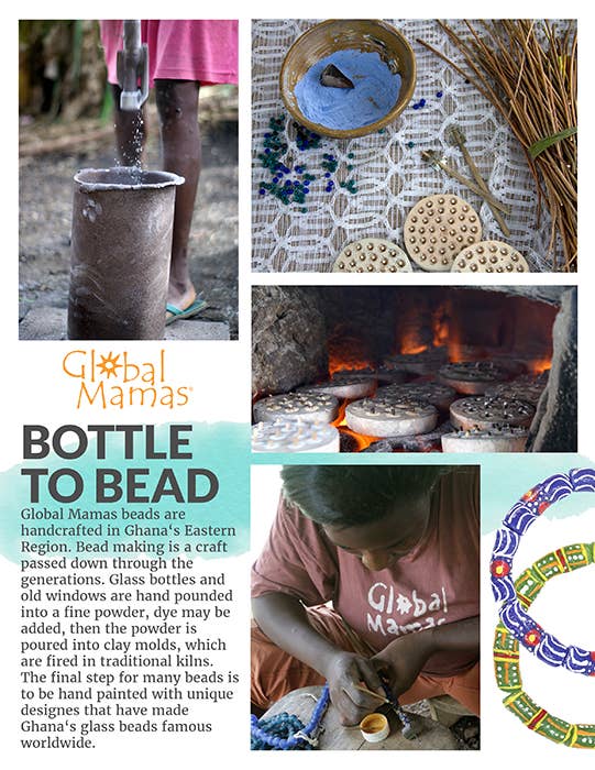 Glass Color Block Bracelets