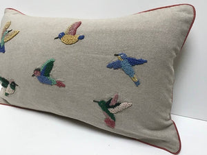 Knotty Hummingbird Pillow