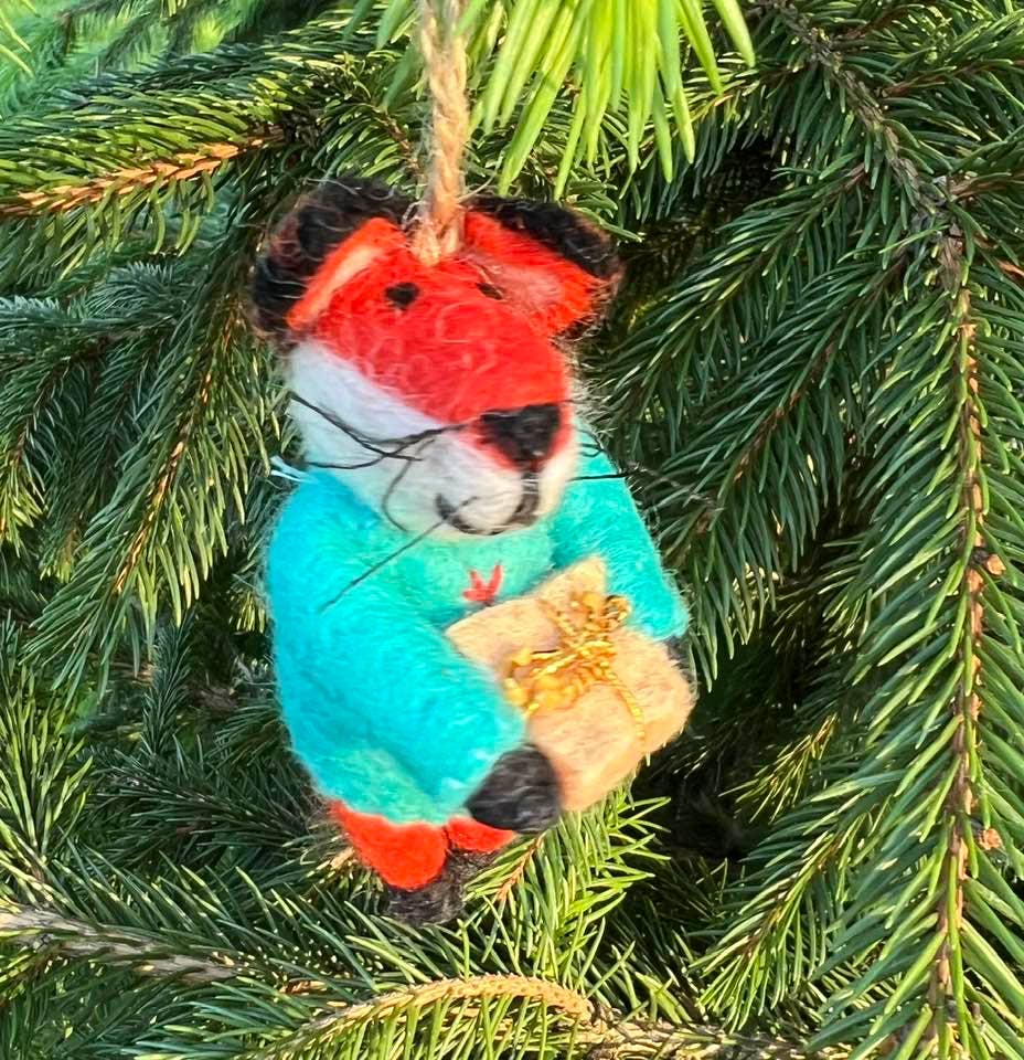 Fancy Fox Ornaments
