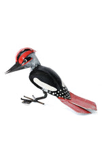 Recycled Metal Woodpecker