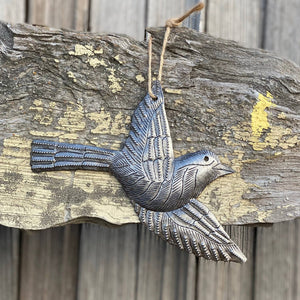 Mini Ornate Metal Birds