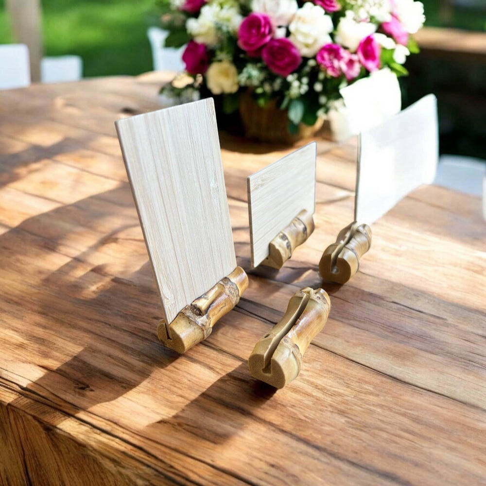 Bamboo Place Card Holder