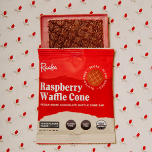 Raspberry White Chocolate Waffle Cone Bar