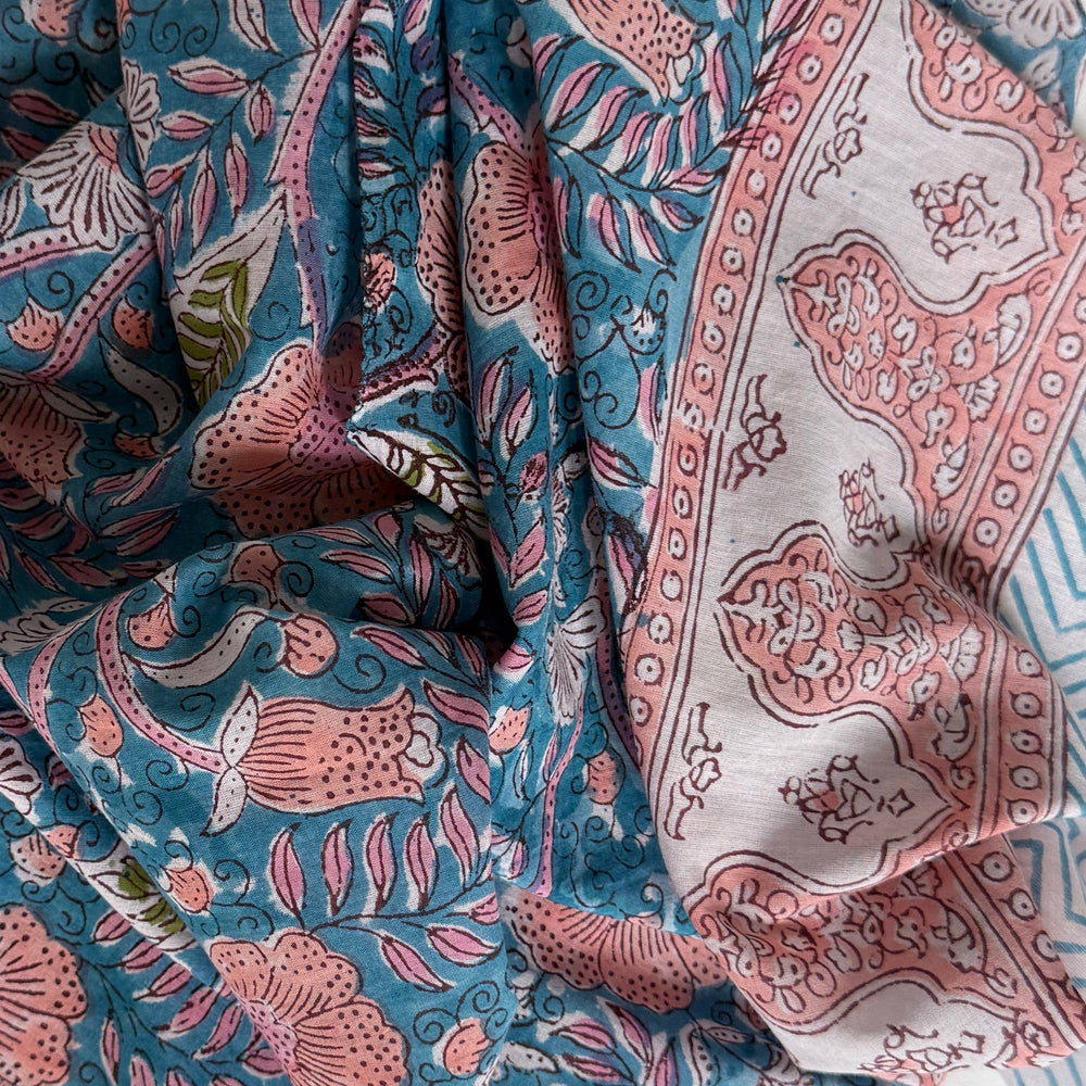 Maria Hand Block Printed Scarf