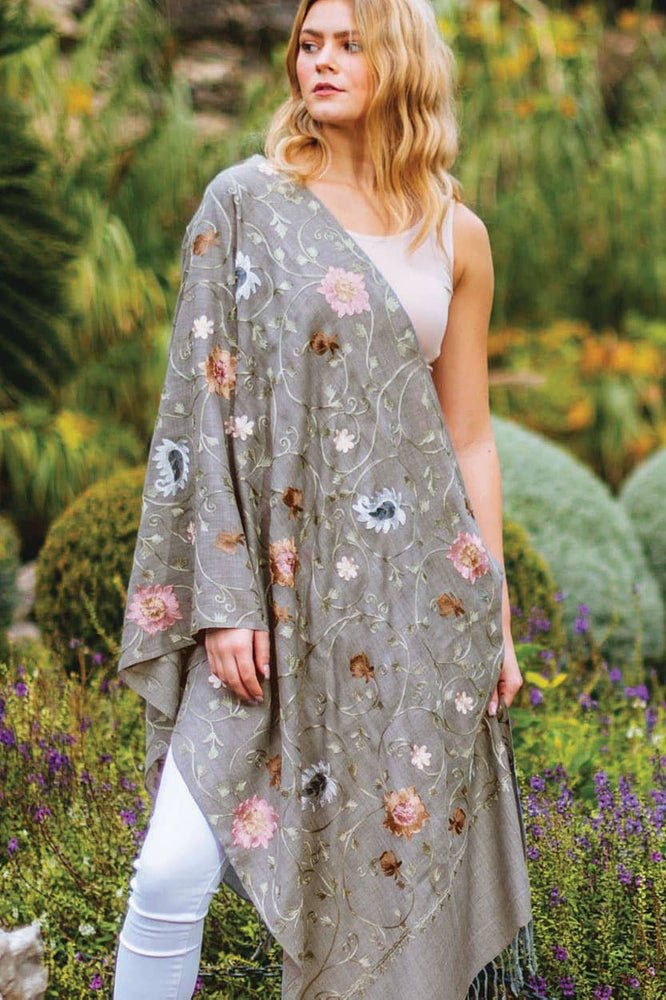 Rajika Embroidered Shawl