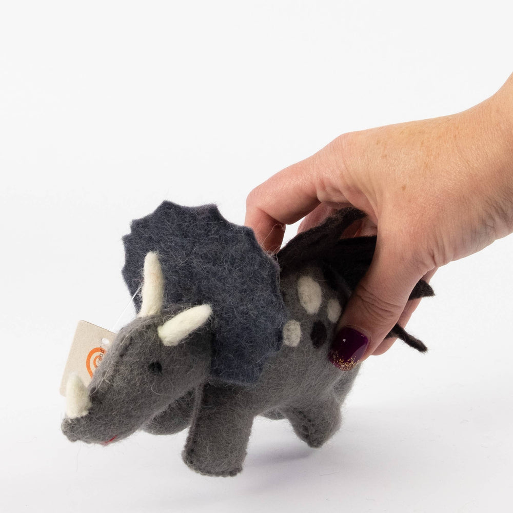 Small Felt Triceratops