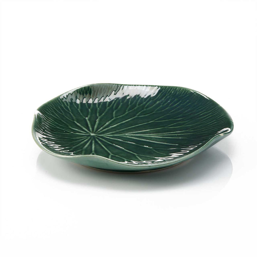 Lotus Leaf Ceramic Plates