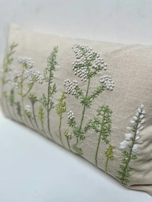 Peaceful Green Meadow Pillow