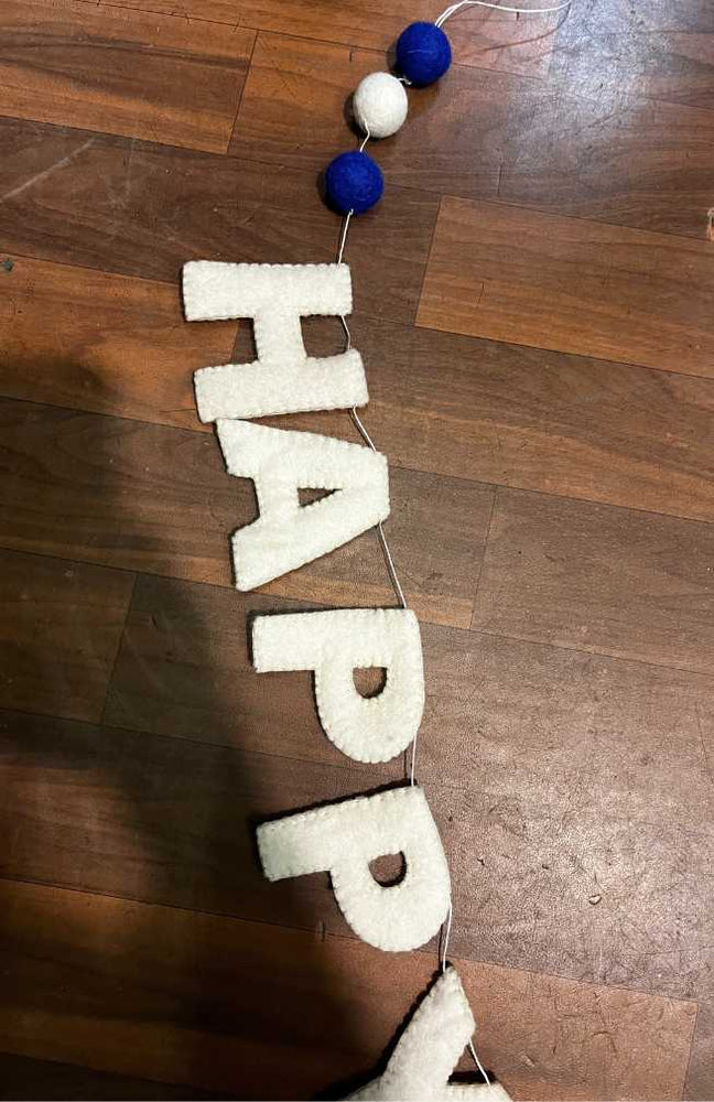 Happy Hanukkah Garland