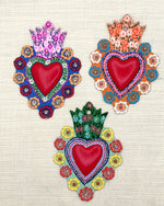Tin Floral Peruvian Milagro