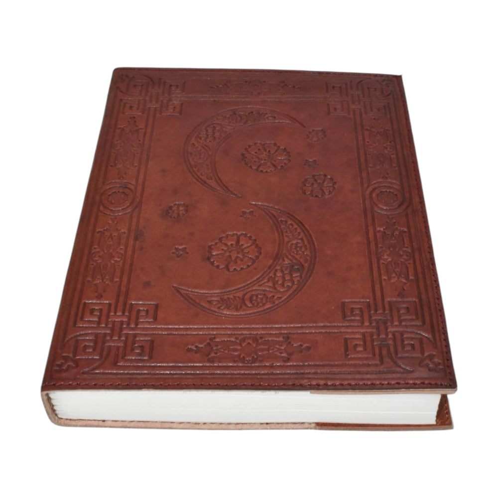 Crescent Moon Leather Journal