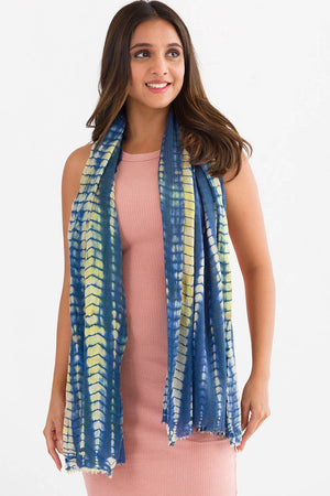 Shibori Wool Shawls