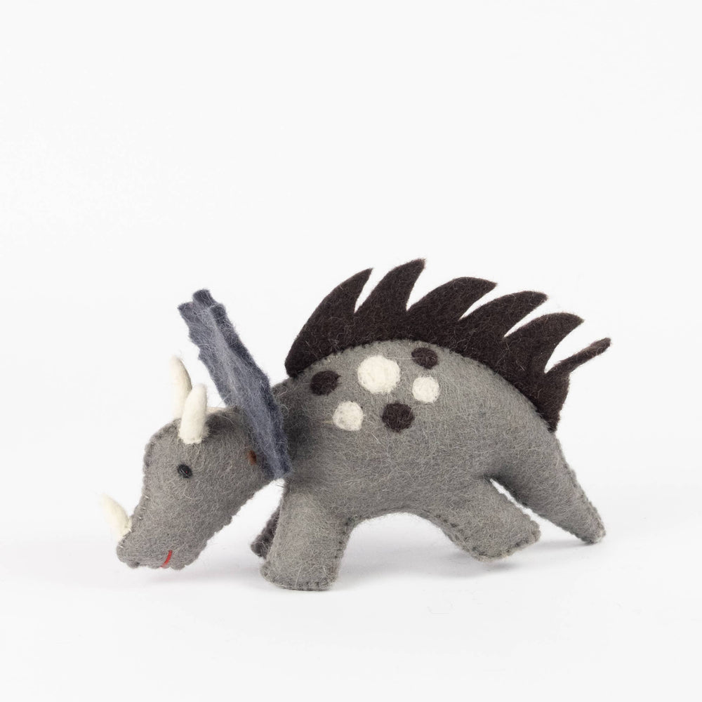 Small Felt Triceratops