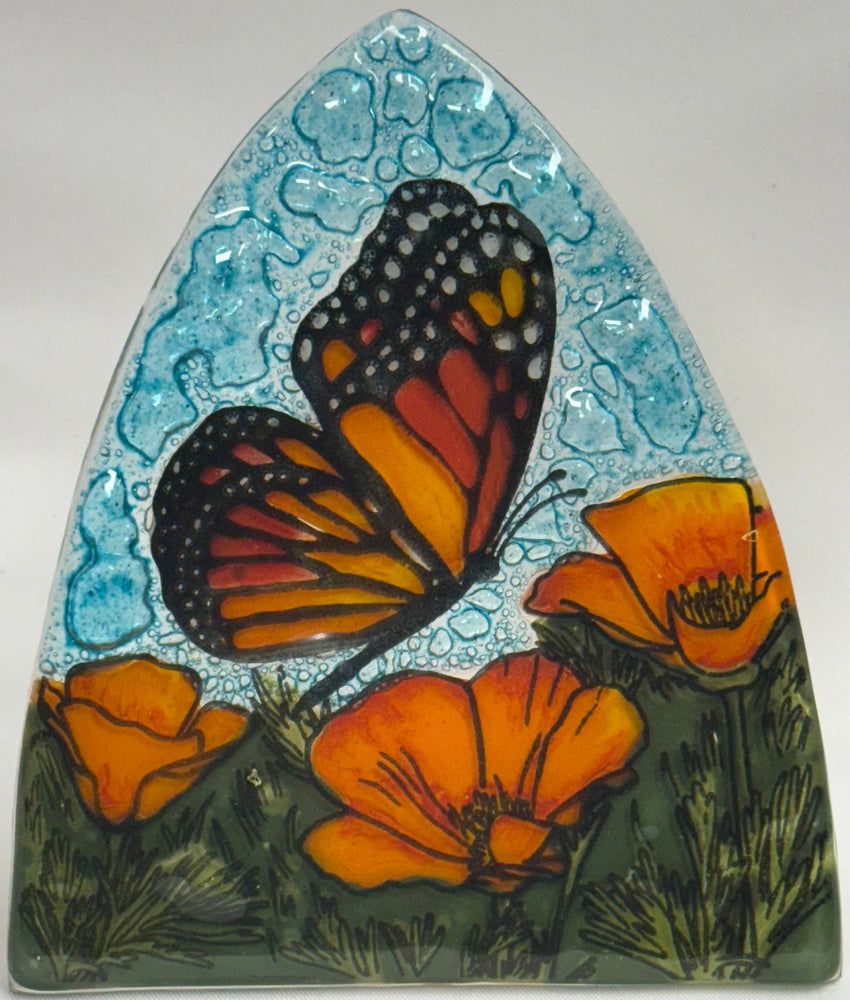 Monarch and Poppies Nightlight