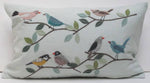 Bird Flock Applique Pillow