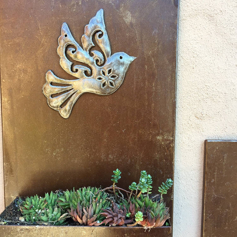 Small Metal Peace Doves