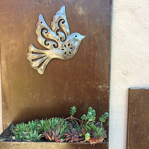 Small Metal Peace Doves
