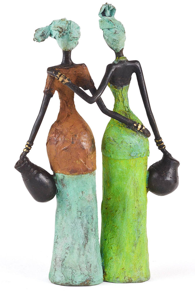 By Your Side Burkina Bronze Sculpture