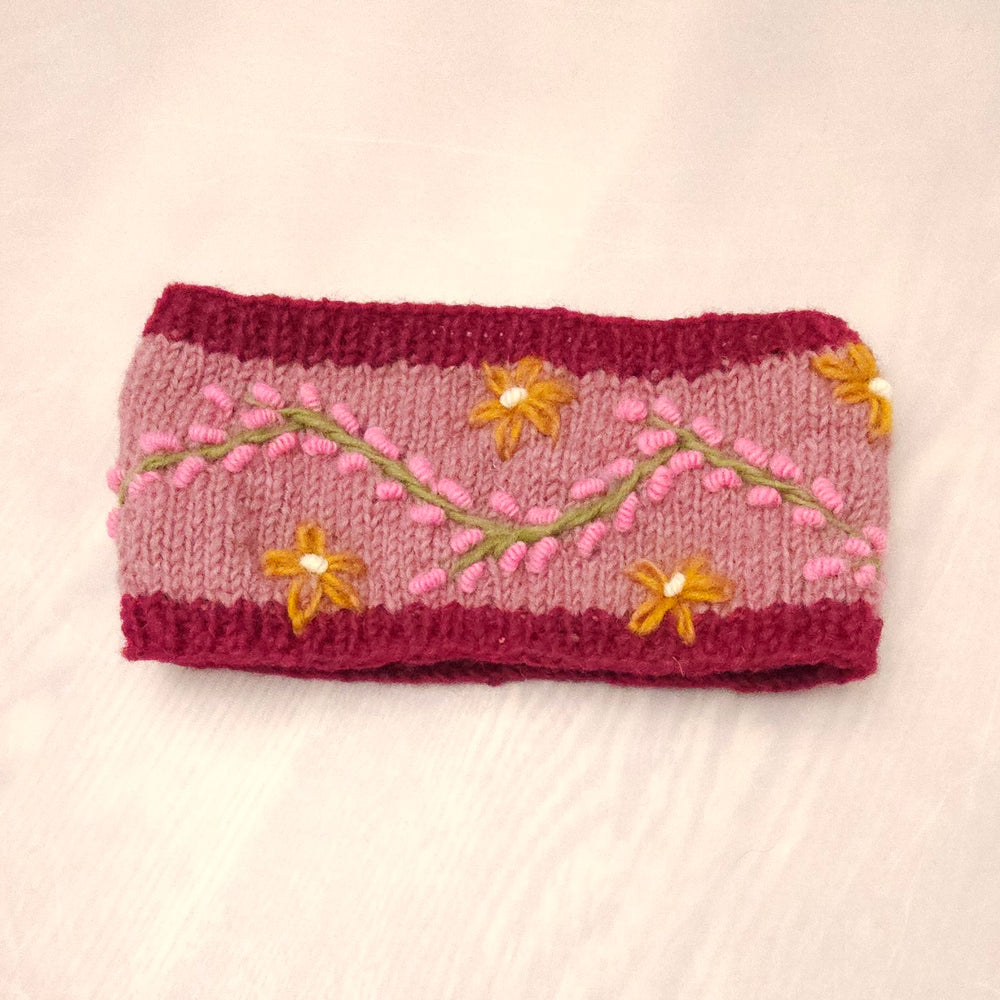 Vine Embroidered Headband
