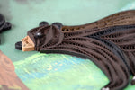 Black Bear and Cub Quilling Card