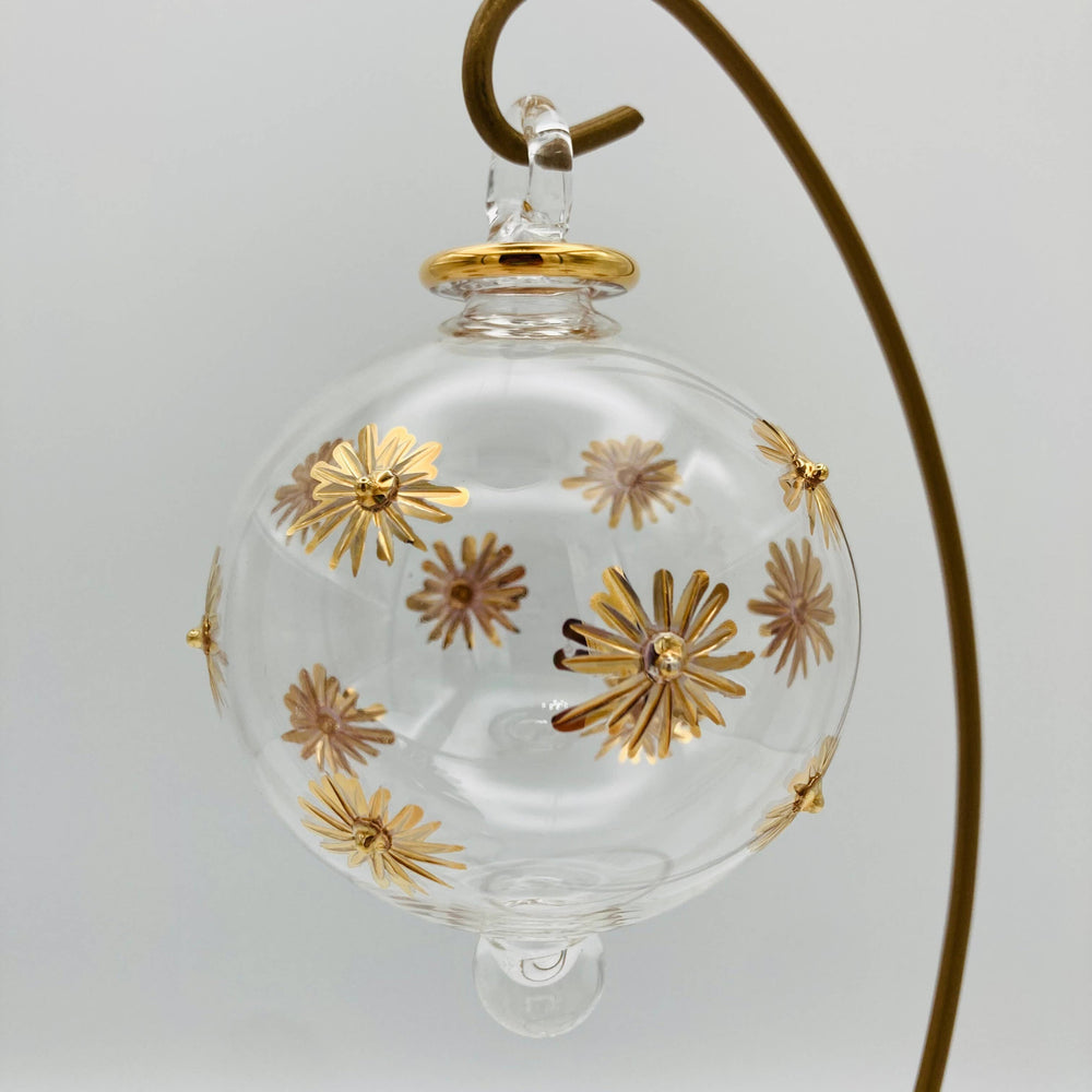 Starry Sky Blown Glass Ornament