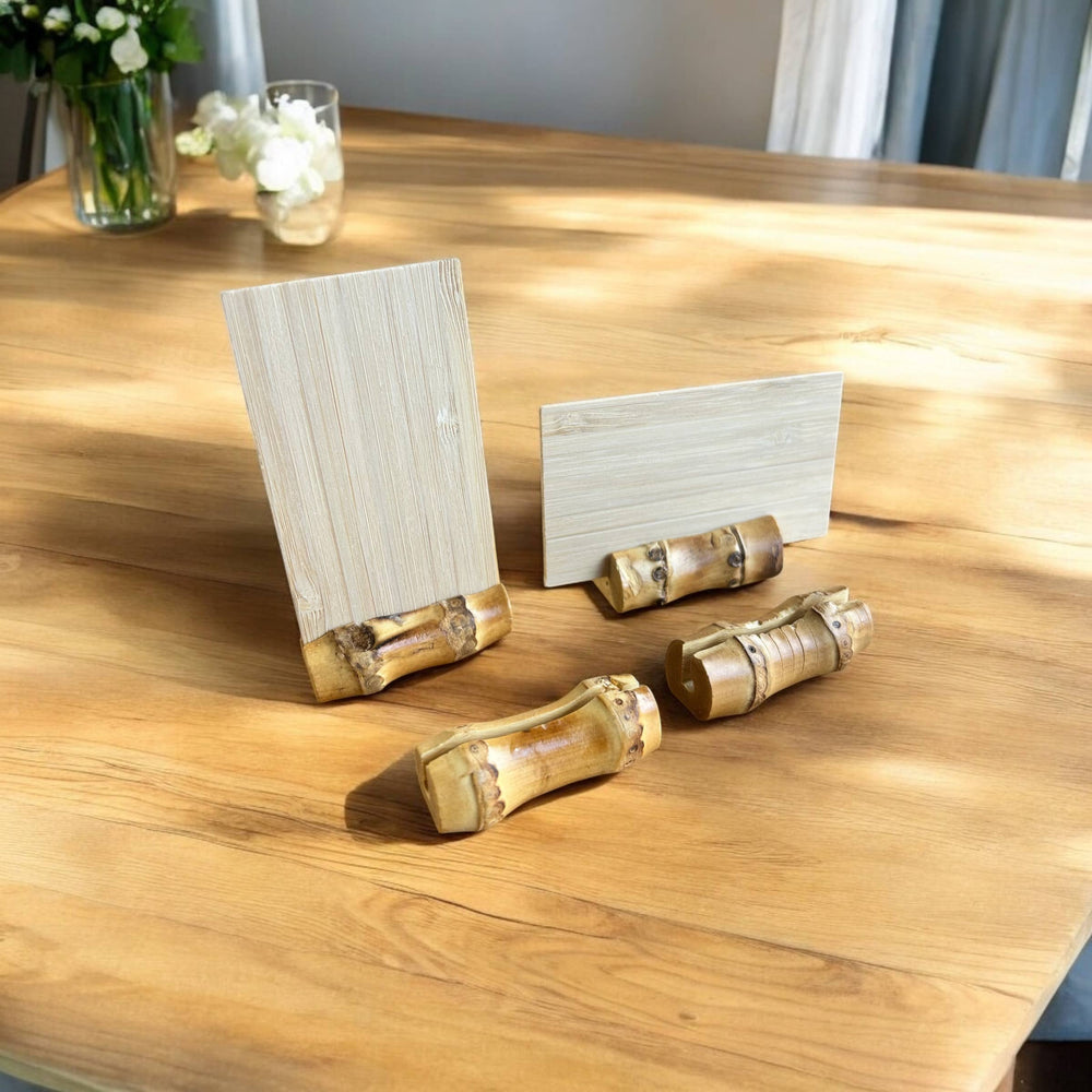Bamboo Place Card Holder