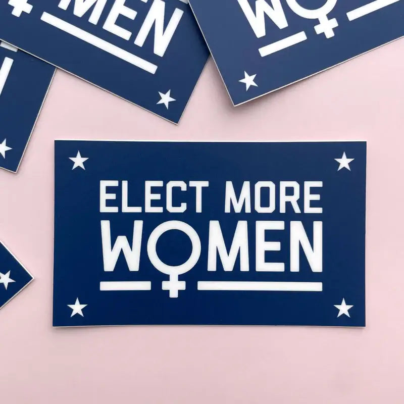 Elect More Women Sticker