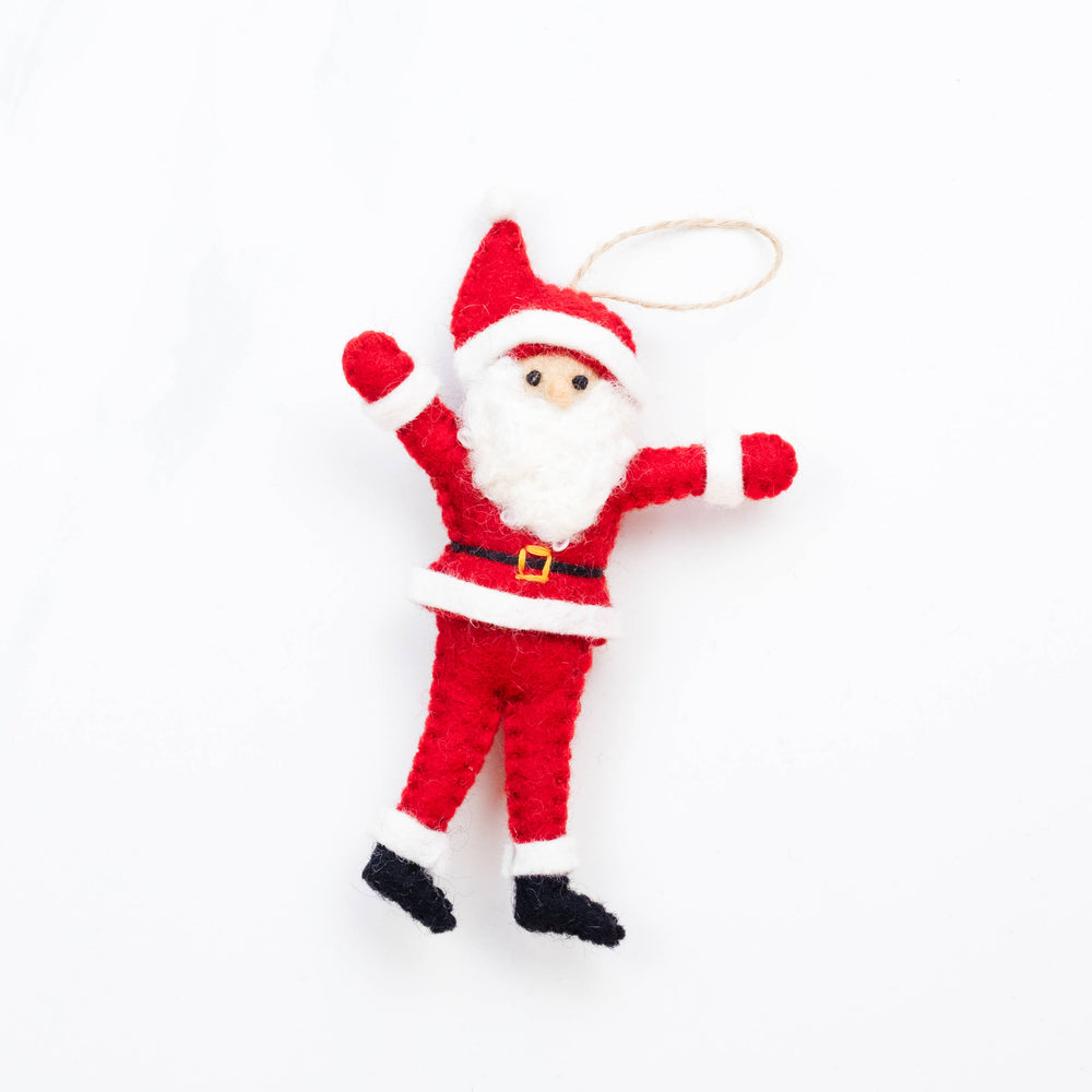 Dancing Santa Ornaments
