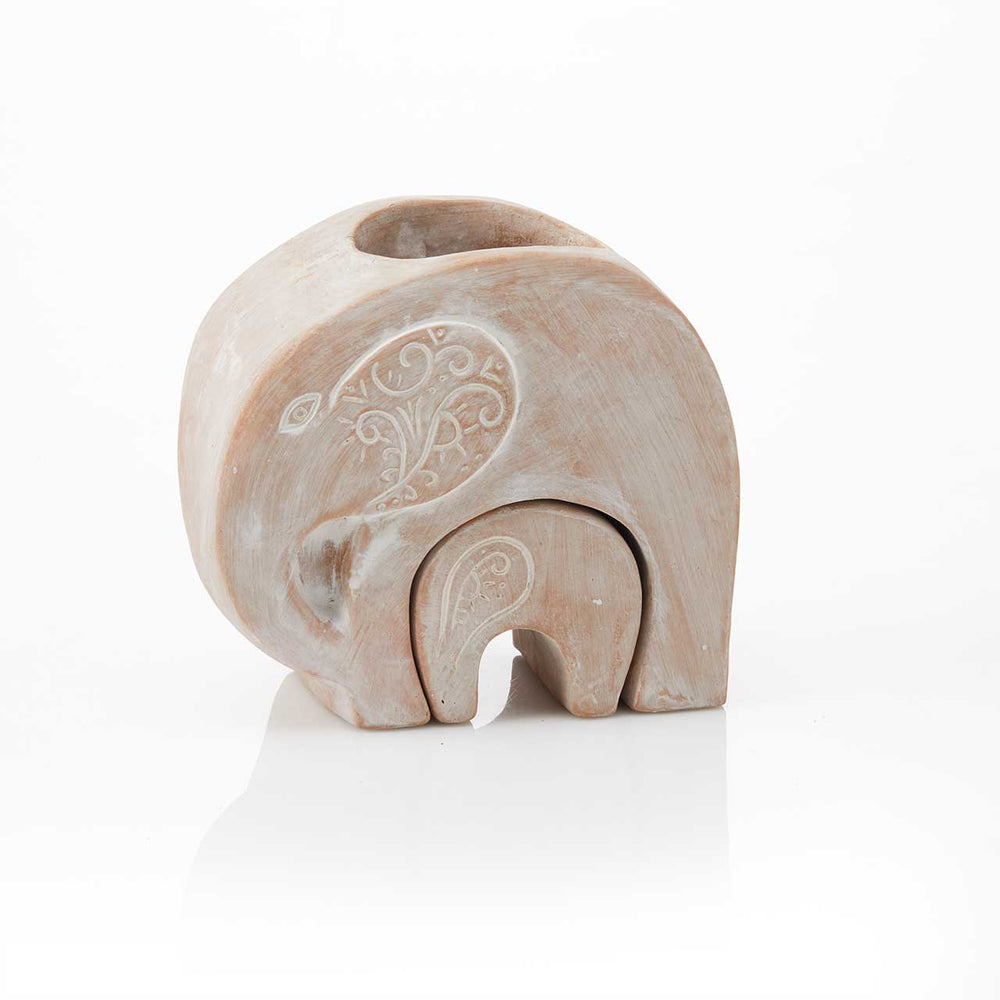 Elephant Family Planter Set